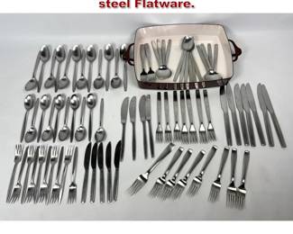 Lot 72 79 pcs Mixed Stainless steel Flatware. 