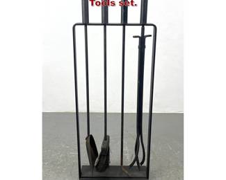 Lot 128 Pilgrim Mid Century Modern Fire Tools set. 