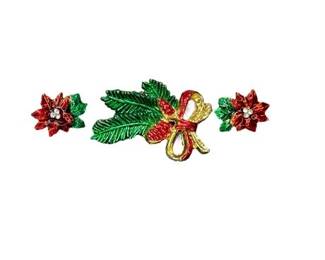 Lot 28   0 Bid(s)
AAI Pinecone Branch and Poinsettia Earrings