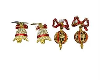 Lot 27   0 Bid(s)
2 Sets Christmas Pierced Earrings