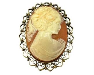 Lot 125   1 Bid(s)
Vintage Cameo Brooch