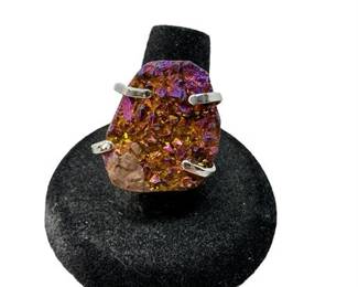 Lot 93   0 Bid(s)
Unique Stone Adjustable Ring Size 7 1/4