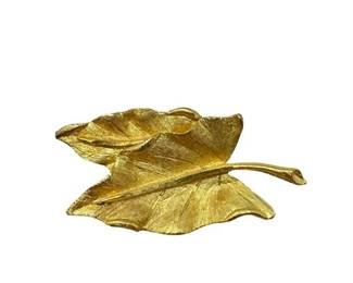 Lot 46   0 Bid(s)
BSK Gold Tone Leaf Brooch