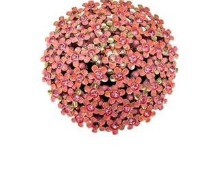 Lot 43   1 Bid(s)
Vintage Pink Cluster Flower Rhinestone Brooch