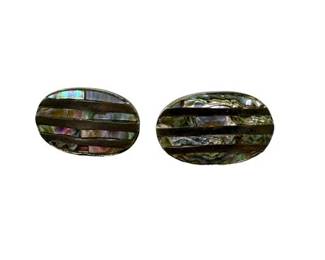 Lot 141   0 Bid(s)
Men’s Sterling Silver and Abalone Cufflinks