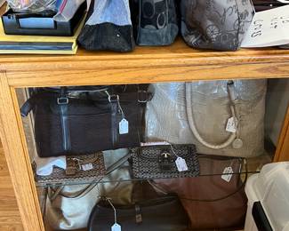 Coach, Furla, Guess purses