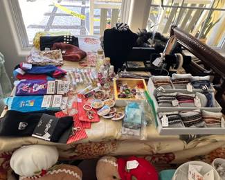 New Bracelets, new lip glass, new body oils, new socks, and keychains.  