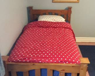 (2 available)  Wood Slat Twin Bed
