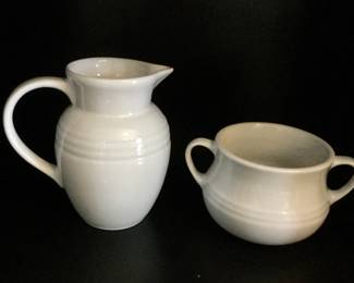 LeCreuset Creamer/Sugar Bowl