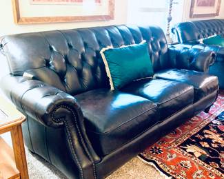 2 ENCORE LEATHER SOFAS
