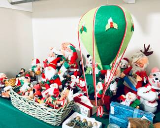 LARGE COLLECTION OF ANNALEE CHRISTMAS 