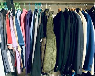 MEN’S SUITS, TOMMY BAHAMA AND MASTERS SHIRTS 