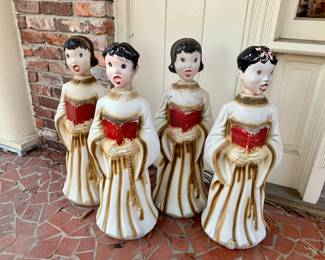 RARE VINTAGE BLOW MOLDS 