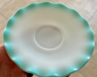 Hazel Milk Glas Dish Set