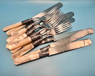 Mother of Pearl and Sterling handle