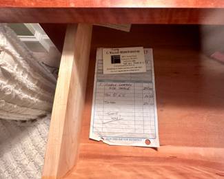 Curly Cherry End Table