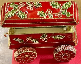 NYCo Cloisonné Train Car