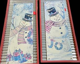 Framed Art on Galvanized Metal 