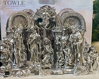 Towle Silversmiths Nativity Set