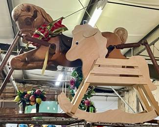 Vintage Wonder Horse/Pony, Wooden Horse Planter/Decor