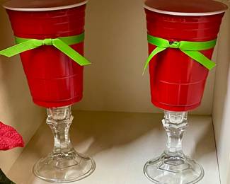 Redneck Christmas Glasses