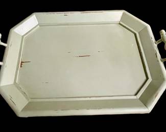Extra Large Painted/Distressed Serving Tray