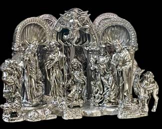Towle Silversmiths Nativity Set