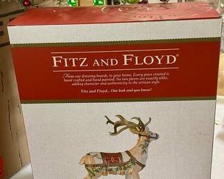 Fitz & Floyd Reindeer Figure 