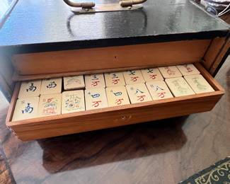 Antique Mahjong Set, Circa. 1900