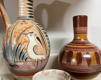 Vibrant pottery