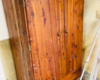 Vintage cedar closet