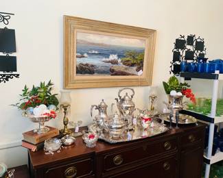 Silverplate and sterling pieces