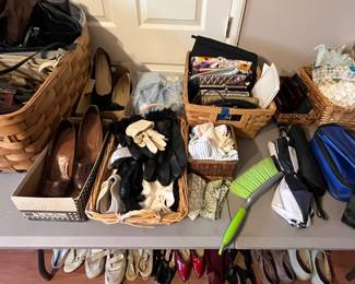 Handbags, gloves, shoes etc