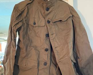 Antique military uniform coat