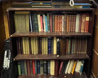 Books, bookcases, file cabinets