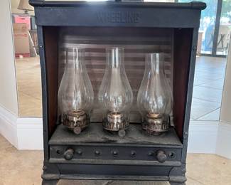 Vintage Wheeling 3 Burner Kerosene Lamp                             Like It? Buy it Now