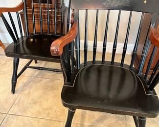 4 Authentic Nichols & Stone Vintage Liberty Armchairs (2111-5 BLK)                                                                                          Like It? Buy it Now