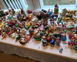 More vintage Christmas mercury glass ornaments !!!!