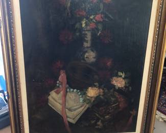 Antique oil painting