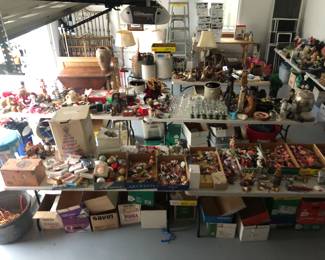 Garage full of Christmas everything!