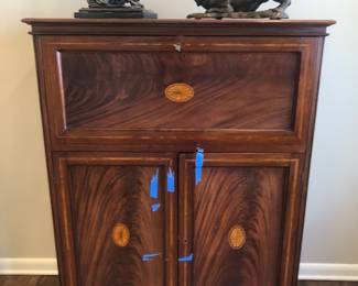 Dutch marquetry cabinet