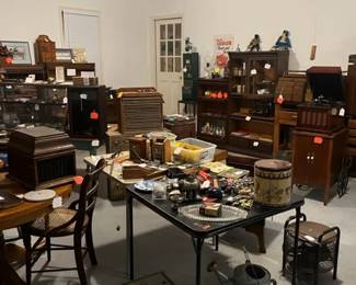 ANTIQUE BARRTISTER BOOKCASES, CABINETS AND MISCELLANEOUS