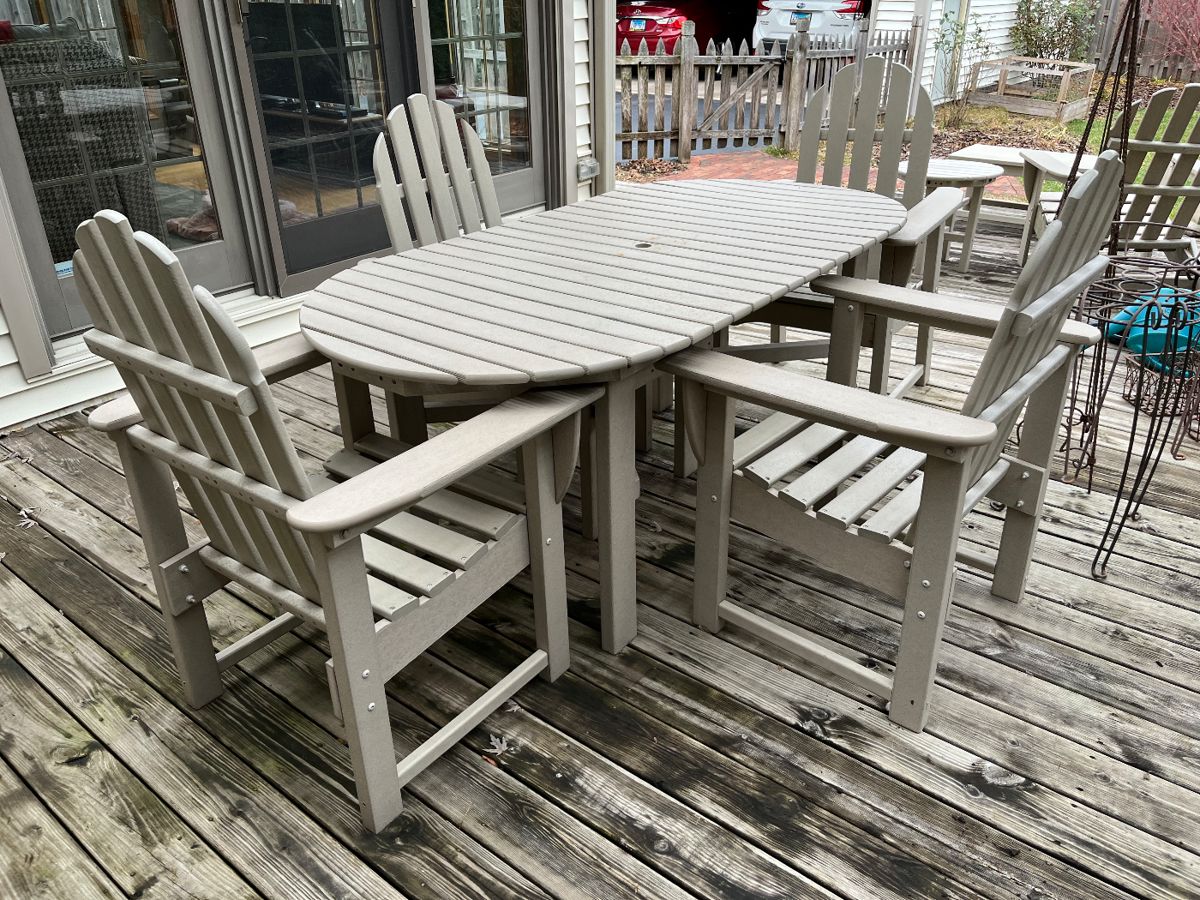 Polywood patio table and chairs