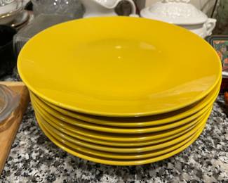 Royal Norfolk yellow dinner plates....