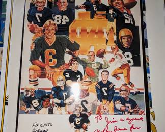 RARE REVERSED POSTER PROOF, SIGNED TO JIM WAINWRIGHT