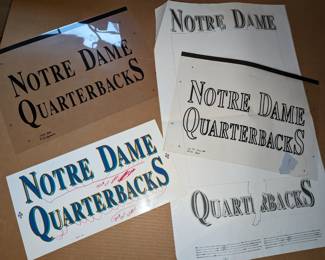 NOTRE DAME GRAPHIC OVERLAYS