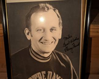 AUTOGRAPHED PHOTO, GERRY FAUST