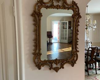 Hall mirror. One of many pretty mirrors