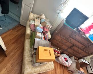 sewing notions... tons! vintage buttons