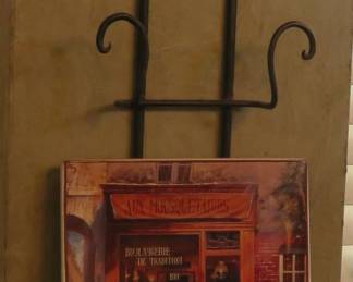 Plate rack, decorative plate